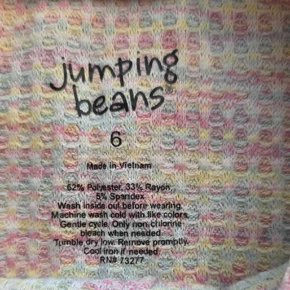 Jumping Beans Multicolor Knit Sweater